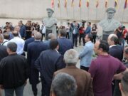 Блок “Армения” провел встречу с избирателями у памятников маршалам Баграмяну и Бабаджаняну в селе Зоракан (фото)