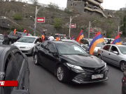 Автопробег информирования в Ереване (прямое включение)