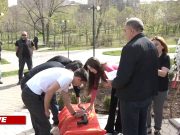Представители молодежи принимают присягу на верность и вступают в ряды АРФ Дашнакцутюн