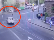 Видео наезда кортежа Пашиняна на Сону Мнацаканян