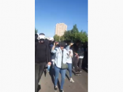 Мирные акции неповиновения на пересечении улиц Ленинградян-Себастия