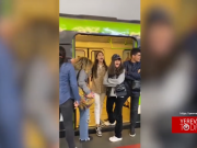 Молодежь в метро скандирует: «Арцах! Арцах!»