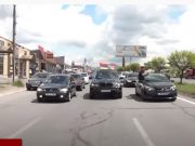 Движение «Сопротивление» проводит автопробеги с разных направлений столицы (прямое включение)