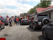 Движение «Сопротивление» проводит автопробеги по разным направлениям столицы (прямое включение)