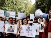 Акция движения «Сопротивление» у офиса ООН