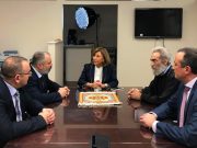 Давид Бабаян встретился с ответственными лицами Всеармянского фонда «Айастан»