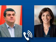 Араик Арутюнян представил мэру Парижа ситуацию в Арцахе в условиях блокады