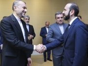 Мирзоян встретился с главой МИД Ирана