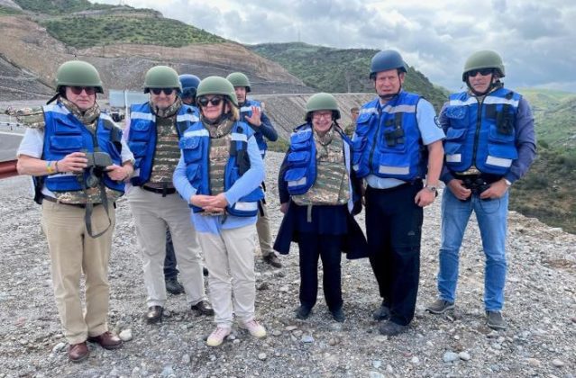 Ermənistandakı Avropa nümayəndələri Həkəri yaxınlığında patrulluq ediblər