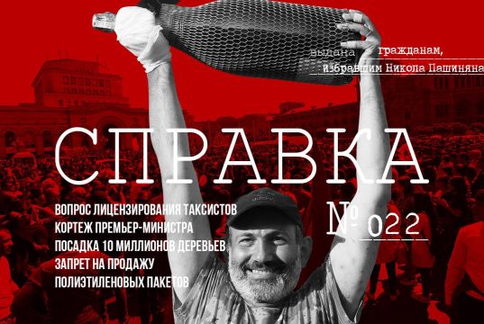 Справка №22 гражданам, избравшим Никола Пашиняна