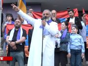 В Гюмри стартует большой митинг (прямое включение)