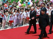 Путин и Ким Чен Ын проводят беседу тет-а-тет в Пхеньяне