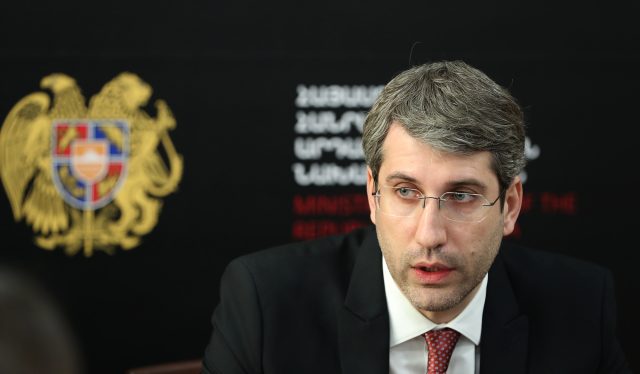 RA Minister of Justice Grigor Minasyan's press conference