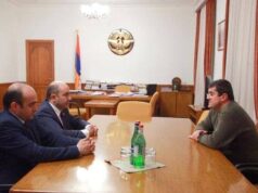 Эдмон Марукян в Степанакерте встретился с президентом Карабаха
