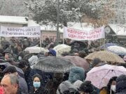 Гюмрийцы присоединились к митингу на Площади свободы