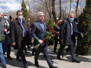 Серж Саргсян и члены РПА почтили память Андраника Маргаряна