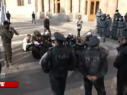 Акция протеста у правительства Армении (прямое включение)