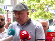 Участник акции: пусть Хачатур Сукиасян скажет, предлагали ли ему построить терминал в Мегри?