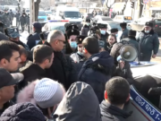 Акция у парламента против выдвижения Гагика Джангиряна и Давида Хачатряна в члены ВСС (прямое включение)