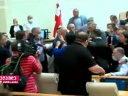 В парламенте Грузии подрались депутаты