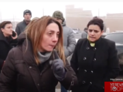 Участники акции: враг делает все что хочет, кто может гарантировать безопасность наших детей в Карабахе (видео)