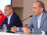Роберт Кочарян и Ваге Акопян встретились с жителями города Спитак