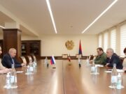 Состоялась встреча Вагаршака Арутюняна с послом России Сергеем Копыркиным