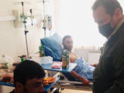 Давид Тоноян навестил военнослужащих, раненных в ходе вчерашней операции по уничтожению подразделения спецназа