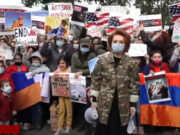 Акция женщин из Карабаха у посольства США В Ереване (прямая трансляция)