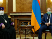 Премьер-министр Пашинян провел встречу с Верховным Патриархом и Католикосом Всех Армян Гарегином Вторым