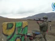 Военнослужащие миротворческого контингента РФ в Карабахе отработали учебные задачи на полигоне “Степанакерт”